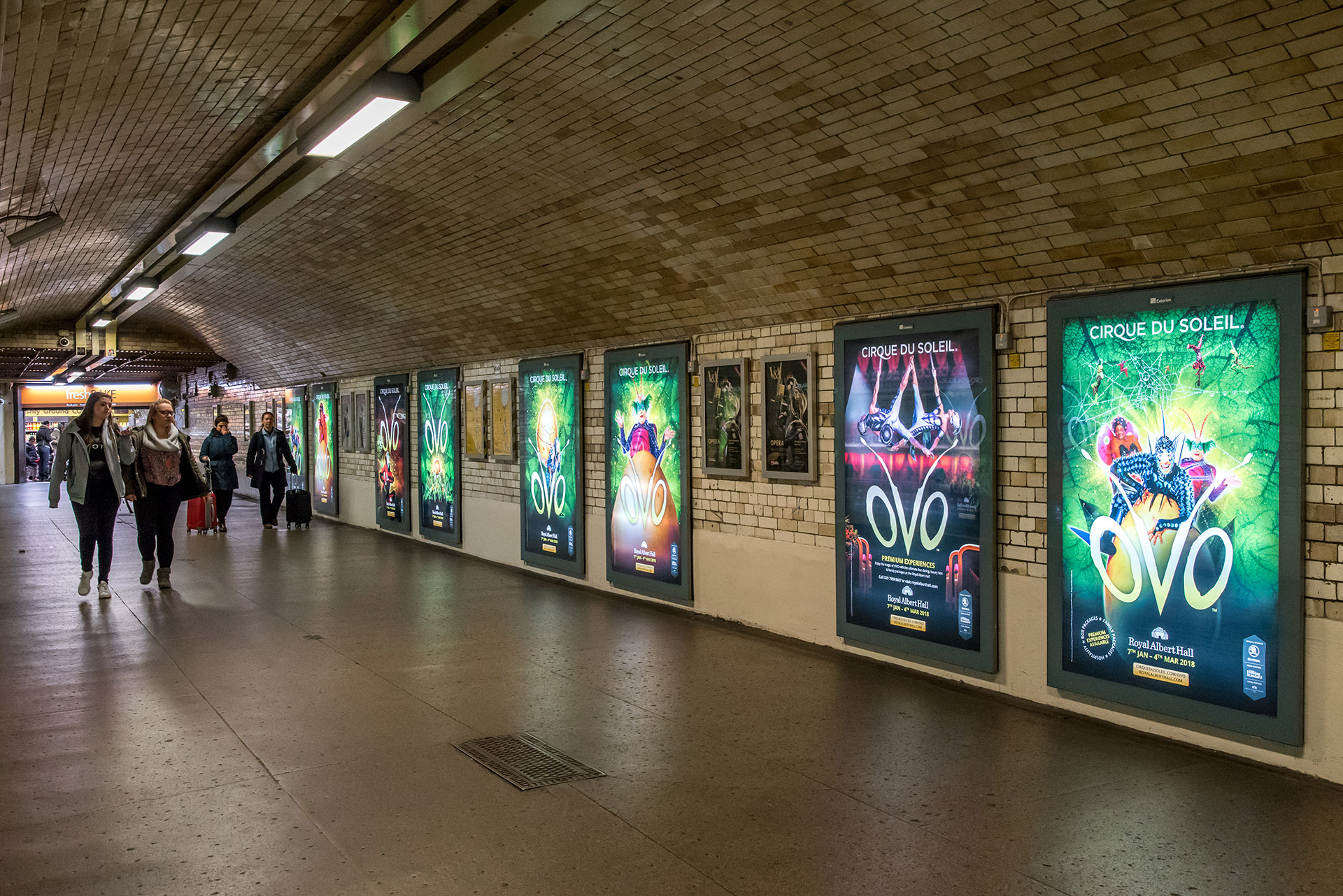 4 Sheets London Underground Advertising